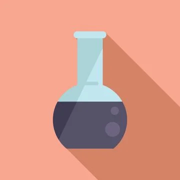Oil flask icon flat vector. Global earth 스톡 일러스트