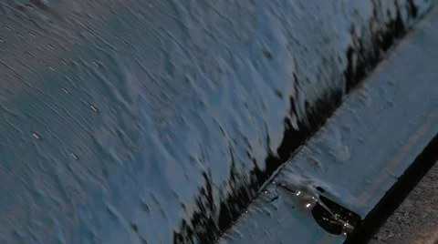 Oil Flows From The Cleaning Cylinder Stock Footage 62088863