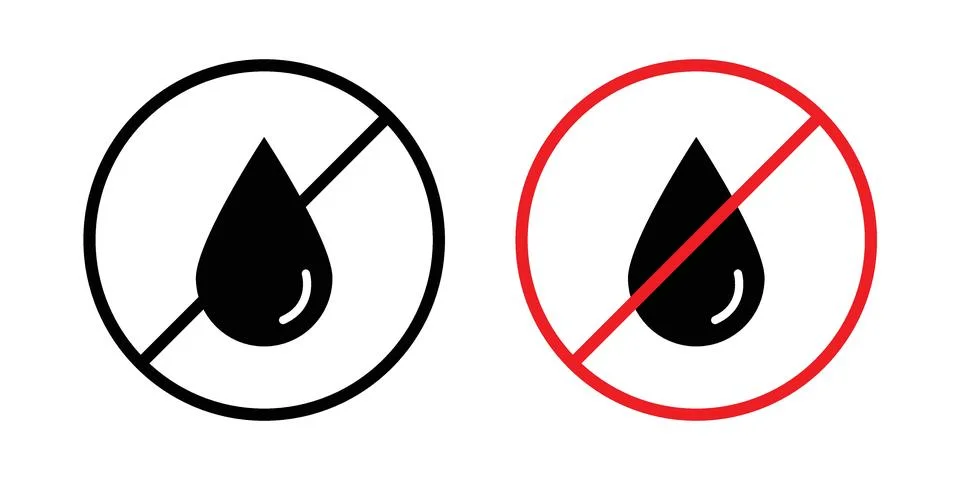 Oil free icon bundle for website design projects Stock Illustration