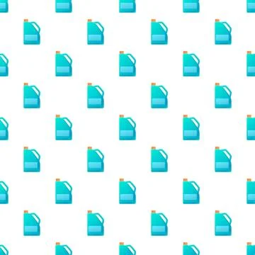 Oil fuel plastic jerrycan pattern seamless repeating design Stock Illustration
