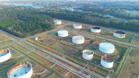 Oil Fuel Storage Video stock 331740993