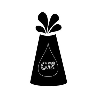 Oil icon Stock Illustration