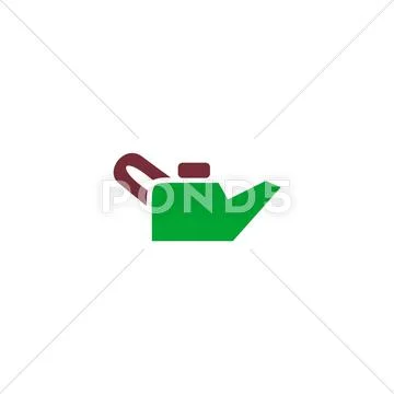 Oil Icon Vector Illustrazione stock