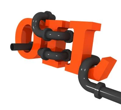 Oil Stock Illustration