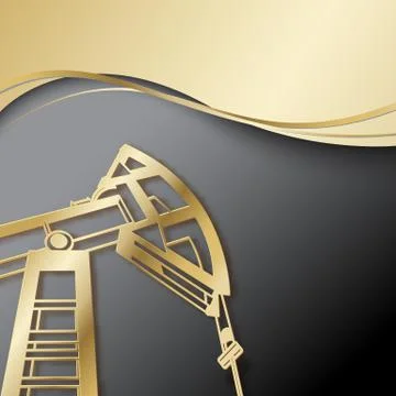 Oil industry design. Stock Illustration