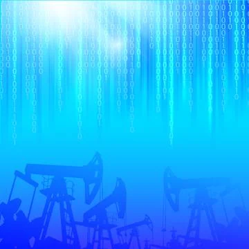 Oil industry. Stock Illustration