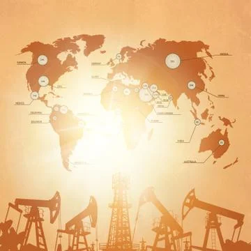 Oil industry Stock Illustration