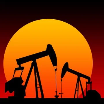 Oil industry Stock-Illustration