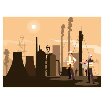 OIL INDUSTRY Stock Illustration