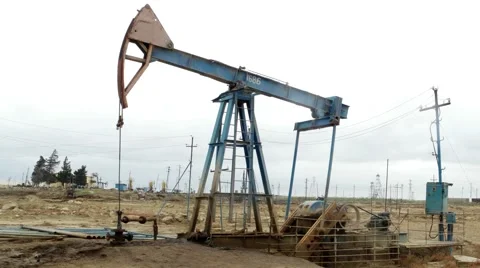 Oil industry pump jacks. Free Stock Footage 57405402