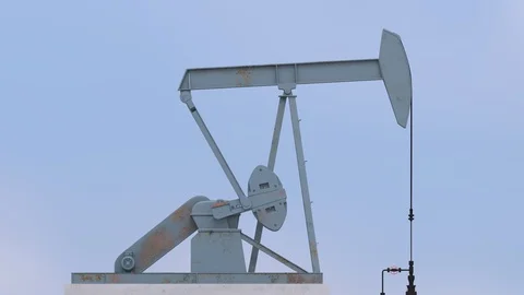Oil jack animation Stock Footage 98557636