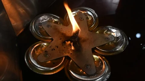 Oil Lamp Stock Footage 172963301