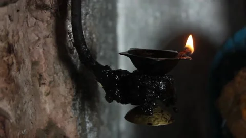 Oil lamp Stock Footage 208344610