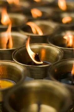 Oil lamp Stock Photos