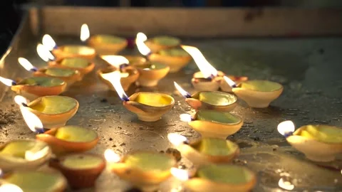 Oil Lamps Stock Footage 139960863