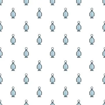 Oil lantern pattern creating seamless wallpaper Stock Illustration