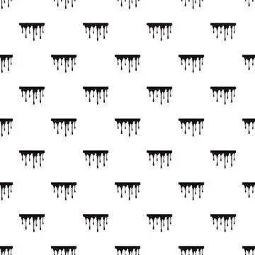 Oil leaking isolated on white background Stock Illustration