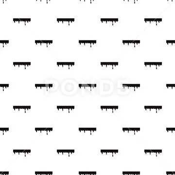 Oil leaking isolated on white background Stock Illustration