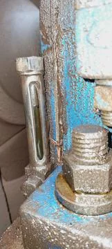 Oil level display Stock Photos