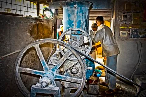 Oil mill Stock Photos