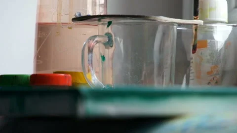 Oil Painiting Stock Footage 91333061