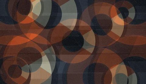 Oil paint big random circle shape abstract texture background.Unique design Stock Illustration