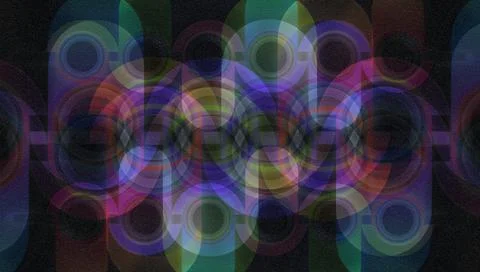 Oil paint classical abstract texture background .Random various colored circle. Stock Illustration