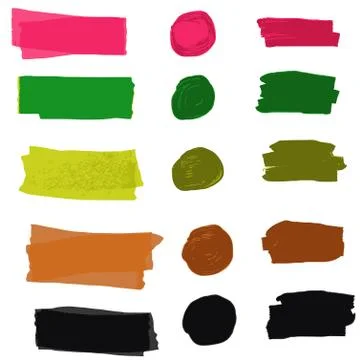 Oil paint Stock Illustration