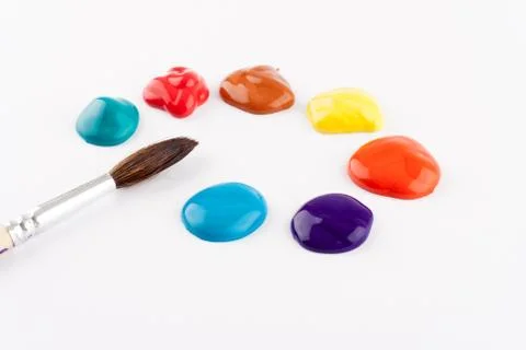 Oil paint Stock Photos