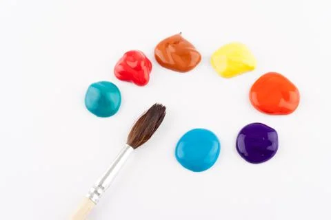 Oil paint Stock Photos