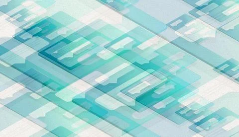 Oil paint technology 3d type green colored messing concept shape pattern . Stock Illustration