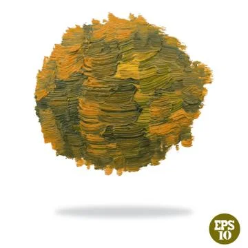 Oil painted background, design element Stock Illustration