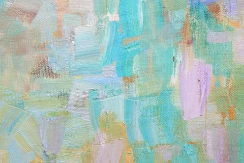 Oil painted canvas Stock Illustration