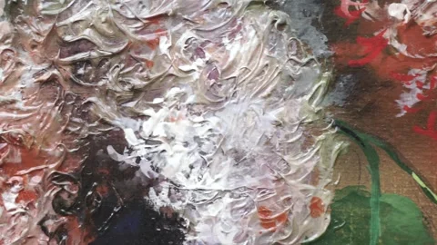 Oil painting texture Stock-Footage 286102935