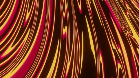 Oil paints VJ loop red with orange colors background0001-0240 Stock Footage 338360573