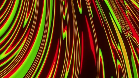 Oil paints VJ loop red with toxic green colors background0001-0240 Stock Footage 339710668