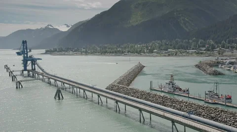 Oil pipeline Stock Footage 27234850