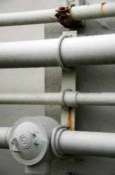 Oil pipeline. Stock Photos