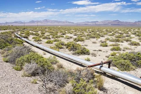 Oil pipeline Stock Photos