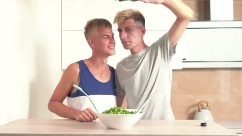 Two Guys Kissing Stock Videos – Royalty-Free HD & 4K Videos | Pond5