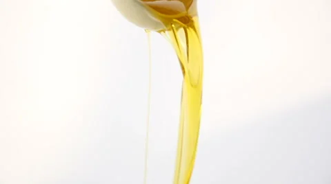 Oil pouring--slow motion Stock Footage 61798752