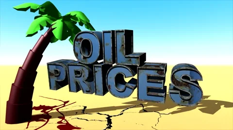 Oil prices crash ... Stock Footage 62855980