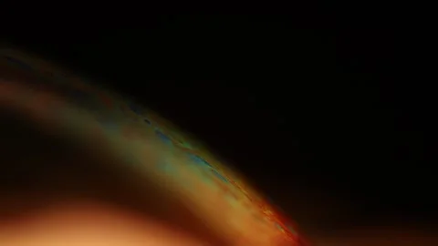 Oil production, bubbles in macro, texture of viscous brown liquid Stock Footage 309945127