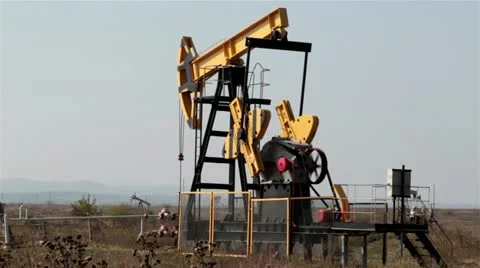 Oil Production Stock Footage 19269061