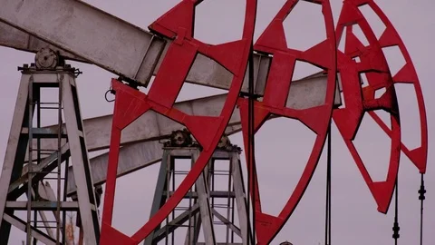 Oil production Stock Footage 83498655