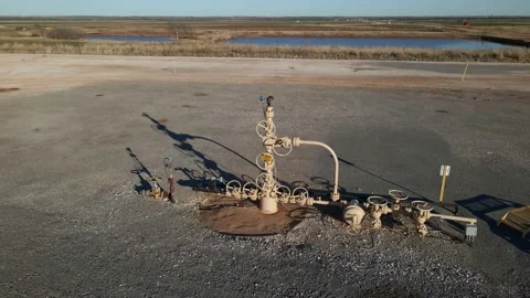 Oil Production Stock Footage 145998071