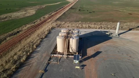 Oil Production Stock Footage 145998407