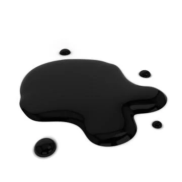 Oil puddle Stock Illustration
