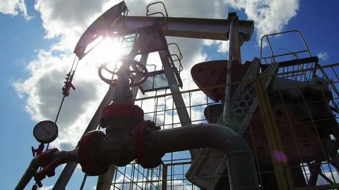 Oil pump 01 Stock Footage 114654184