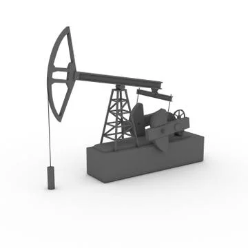 Oil Pump 3d Stock Illustration